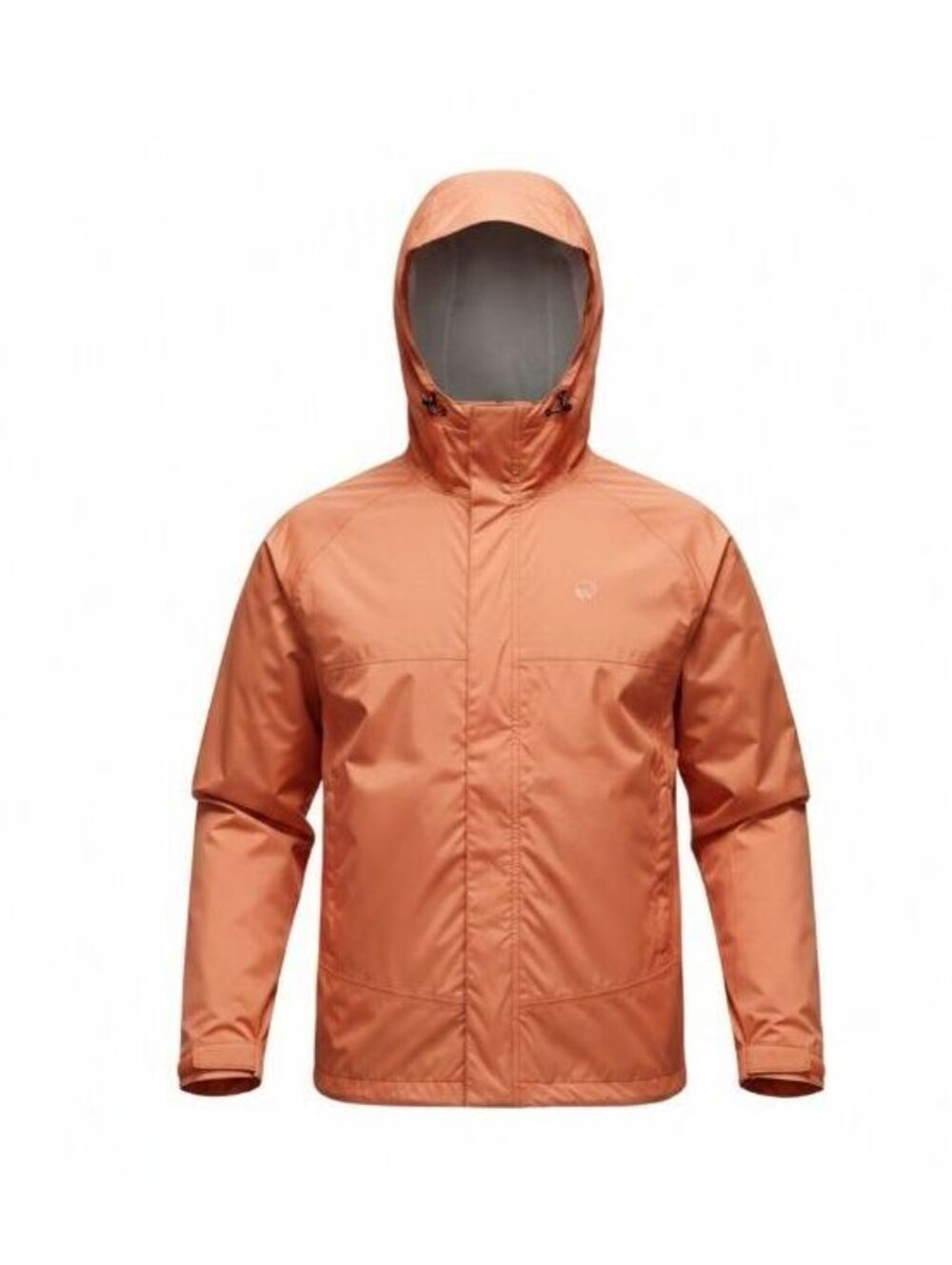 Peter Millar Men's XL Sahara Orange Windbreaker Rain Jacket Waterproof Hooded